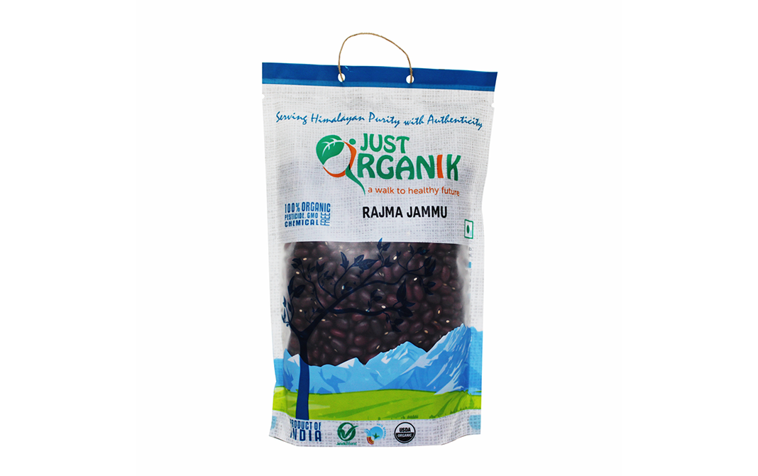 Just Organik Rajma Jammu   Pack  500 grams